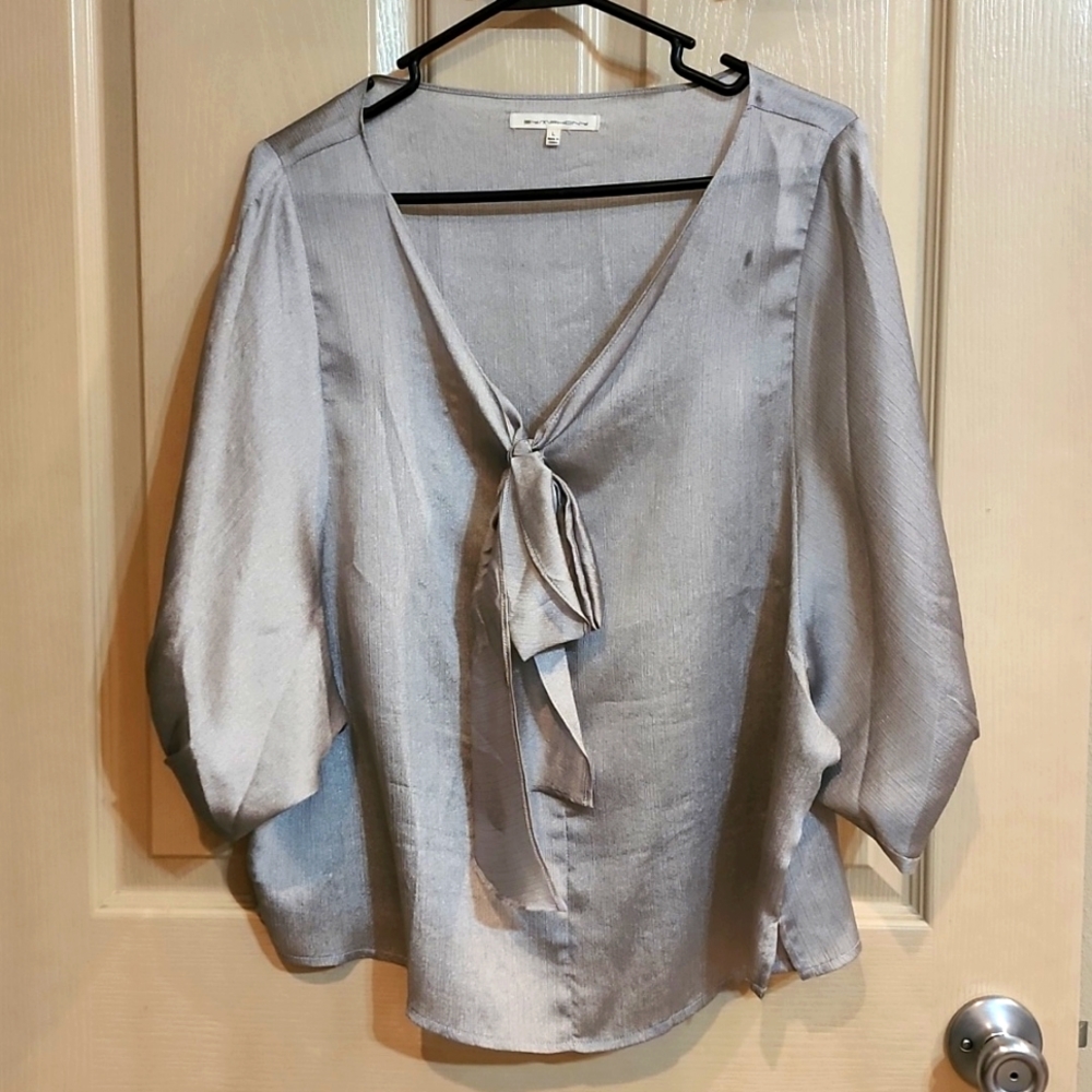 Silver blouse